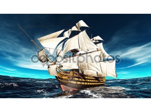 Фотообои «Sailing boat» - фото (1)