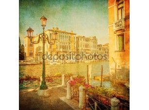 Фотообои «Vintage image of Grand Canal, Venice» - фото (1)