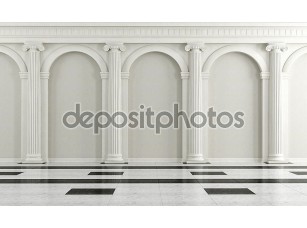 Фотообои «Black and white classic interior» - фото (1)