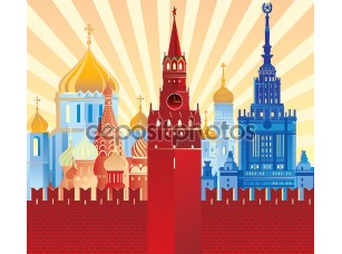 Фотообои «изображение Москвы» - фото (1)