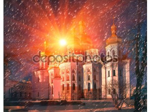 Фотообои «Киево-Печерская Лавра на рассвете» - фото (1)