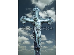 Фотообои «Скульптура распятие Иисуса Христа» - фото (1)