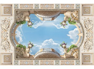 Фотообои «Вид на небо сквозь световое окно» - фото (1)