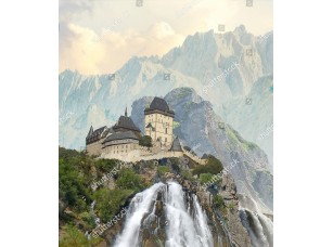 Фотообои «Водопад у замка» - фото (1)