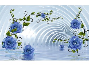 Фотообои «Своды с розами над водой» - фото (1)