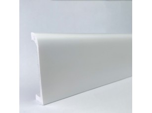 Цветной плинтус ПЛ 16 80-19 Белый жасмин