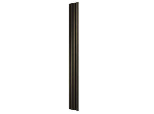 Комплект акуст.панелей, черный войлок, 3000х300х19мм, рейки ЭКОПОЛИМЕР, шампань/2шт. - фото (1)