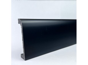 Цветной плинтус ПЛ 16 80-19 Черный антрацит