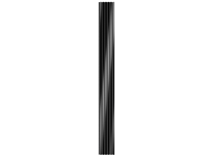 Комплект акуст.панелей, черный войлок, 3000х300х19мм, рейки ЭКОПОЛИМЕР, черное зеркало/2шт. - фото (2)