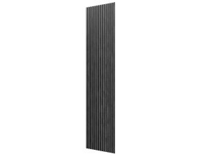 Акустическая панель, серый войлок, 2750х600х19мм, рейки МДФ дуб Старинный натуральный - фото (1)