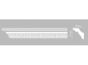 Потолочный плинтус с орнаментом Decomaster DT 9811A (55*49*1200)