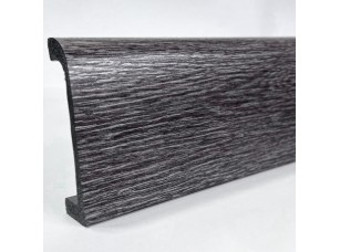 Цветной плинтус ПЛ 16 80-19 Графитовый массив