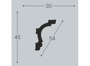 Карниз потолочный К8 45-30 - фото (2)