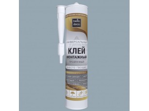 Клей Клей монтажный прозрачный BelloDeco