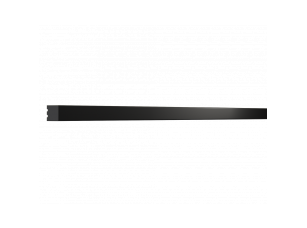 Молдинг МЛ 30/2,6 Черный матовый