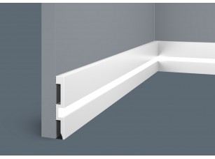 Плинтус PX059, 80х12, 2000мм, Экополимер/18 - фото (2)