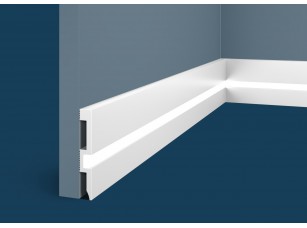 Плинтус PX059, 80х12, 2000мм, Экополимер/18 - фото (1)