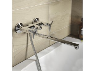 Смеситель для ванны с длинным изливом, COPSBL2i10WA - фото (4)