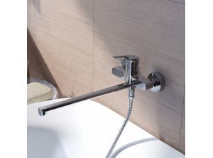 Смеситель для ванны с длинным изливом, SPISBL2i10WA - фото (4)