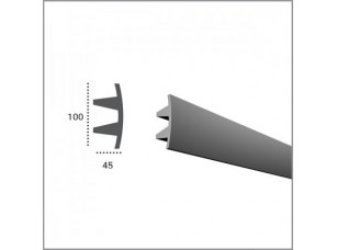 Карниз под подсветку Tesori KF503 для скрытого освещения - фото (1)