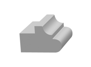 Молдинг Ultrawood U 0005 (2200 х 39 х 25) - фото (3)