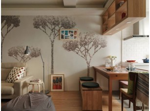 Фотообои Arbre Ажурные деревья интерьер 16853