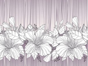 Фотообои Floreale Hibiscus 17262