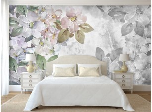 Фотообои Floreale flowers with texture интерьер 17330