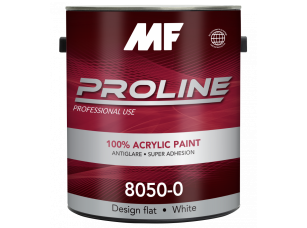 MF Paints - Proline Red 8050 Design Flat Self Priming