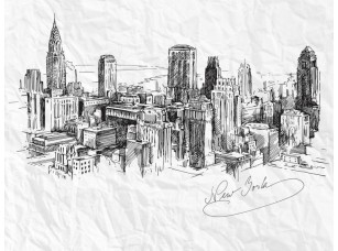 Фотообои Urban Sketch NY 18447