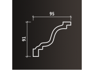Плинтус потолочный европласт 1.50.126  - фото (2)