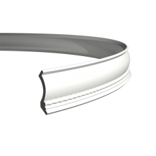 Карниз полиуретановый потолочный европласт 1.50.208 гибкий белый под подсветку