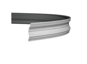 Карниз европласт 1.50.254 гибкий белый - фото (1)