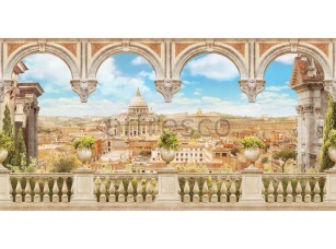 Фреска Балкон с видом на Рим, арт. 6281 - фото (1)