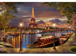 Фреска Ночь в Париже, арт. 6402 - фото (1)