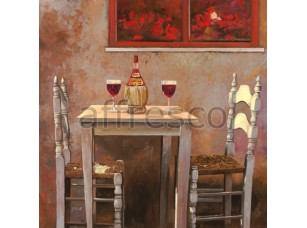 Фреска Столик с вином, арт. 6812 - фото (1)