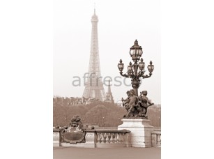 Фреска Французский фонарь на набережной, арт. ID11277 - фото (1)