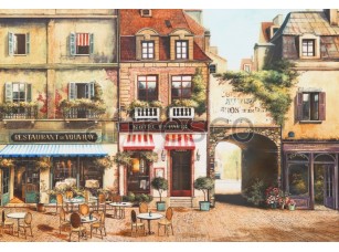 Фреска Парижский ресторан, арт. 6456 - фото (1)