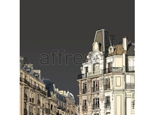 Фреска Фасад парижского дома, арт. ID10208