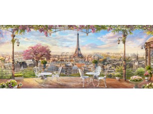 Фреска Панорамный вид Парижа, арт. 6535