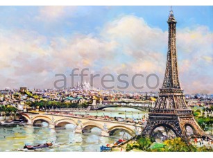 Фреска Мосты Парижа, арт. 4658 - фото (1)