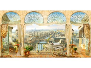 Фреска Балкон Парижа, арт. 6327 - фото (1)