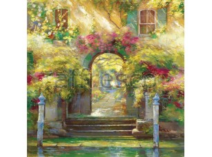 Фреска Домик в цветах, арт. 6364 - фото (1)
