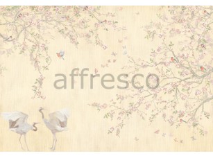Фреска Китайские журавли, арт. 6883 - фото (1)