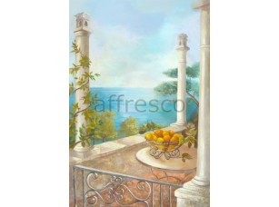 Фреска Вид с балкона на море, арт. 6207 - фото (1)