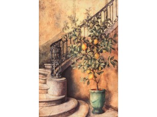 Фреска Ваза с лимоном, арт. 6448 - фото (1)