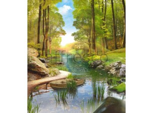 Фреска Лесной пейзаж, арт. 6329 - фото (1)