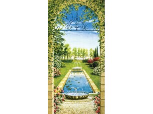 Фреска Арка с видом на сад, арт. 6359 - фото (1)