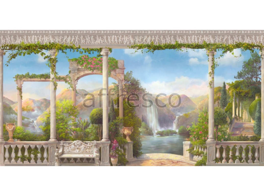 Фреска Райский сад, арт. 4924