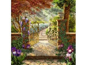 Фреска Ажурные ворота, арт. 6498 - фото (1)